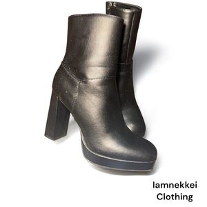 Windsor Women's Black Ankle Boots (10)